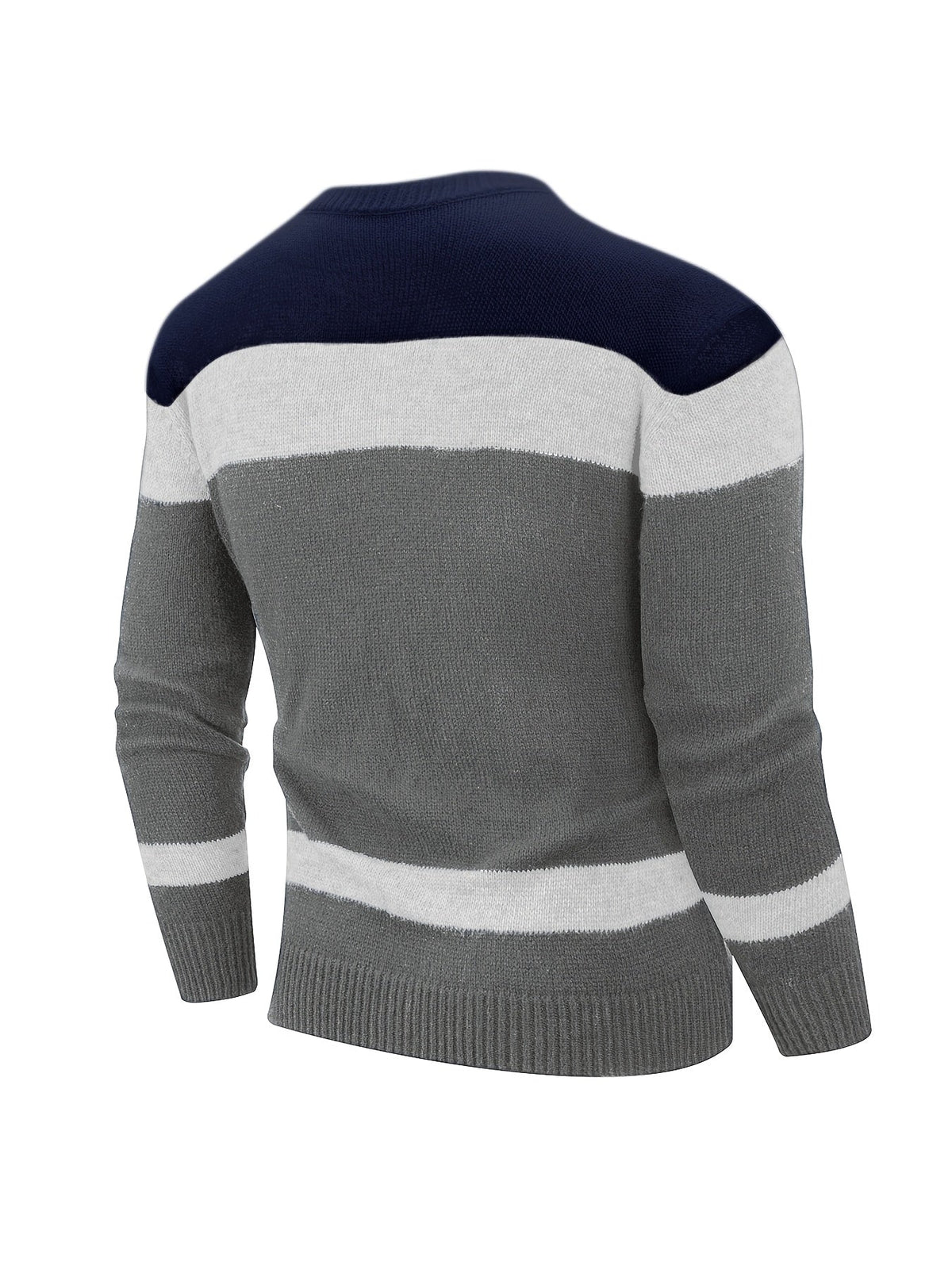 Ethan | Men's Colour Block Knit Jumper