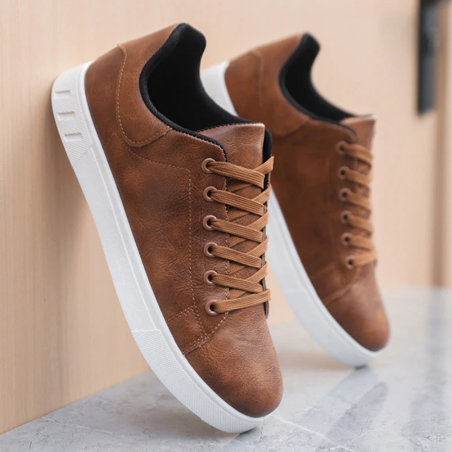 Carter | Men's Leather Lace-Up Sneakers