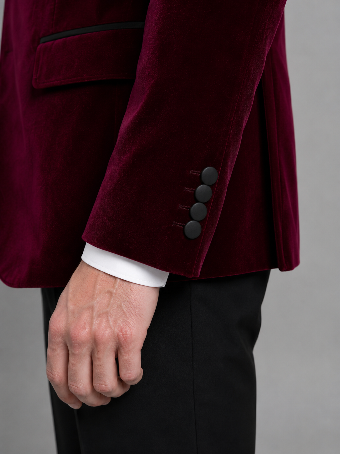 Norbert | Men's Velvet Peak Lapel Blazer