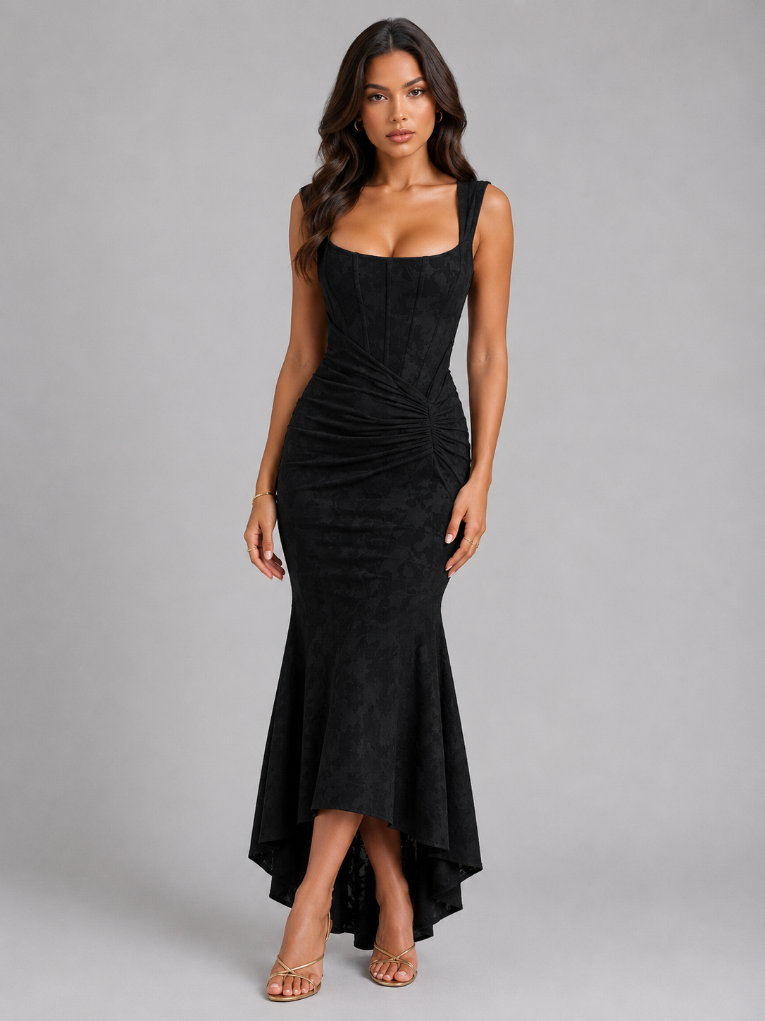Sienna | Women's Floral Corset Maxi Dress