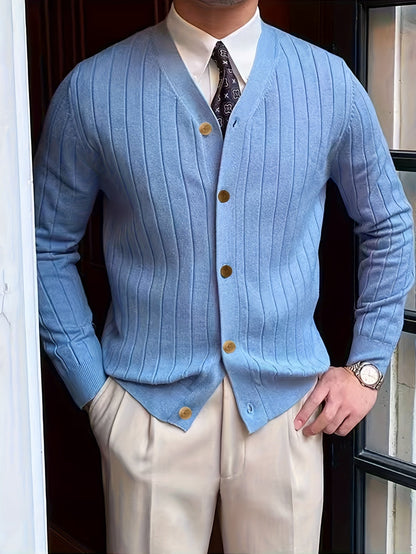 Oliver | Men's Button-Up Knit Cardigan