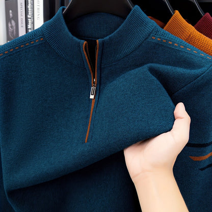 Daniel | Men's Half Zip Knit Jumper