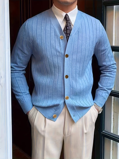 Oliver | Men's Button-Up Knit Cardigan