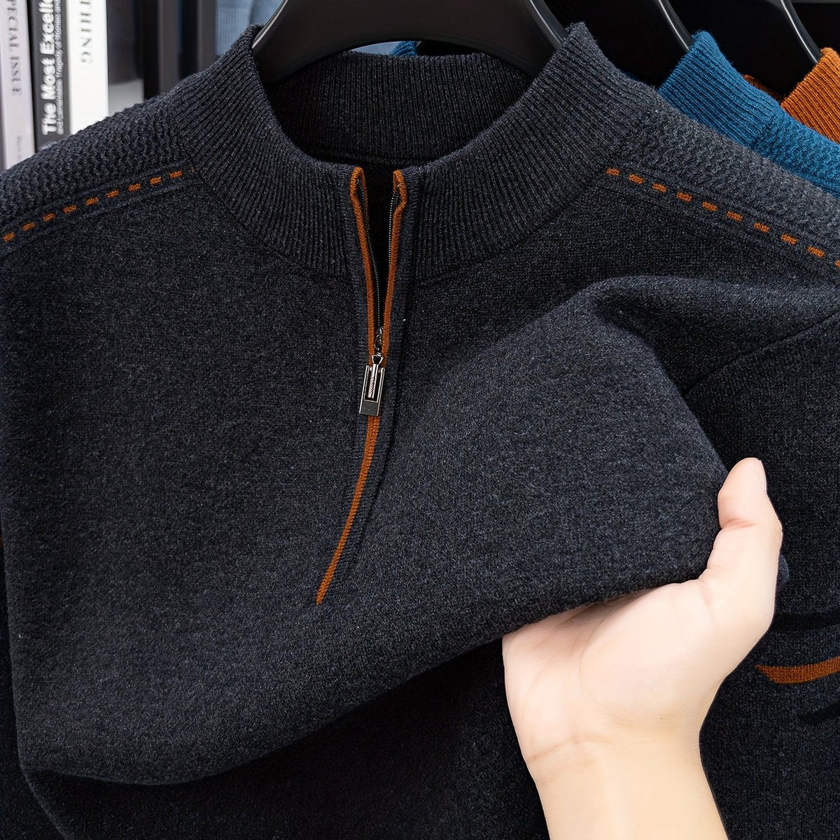 Daniel | Men's Half Zip Knit Jumper