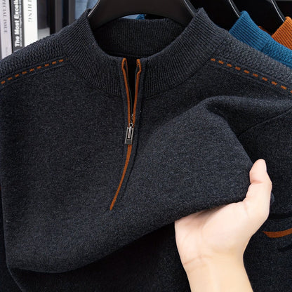 Daniel | Men's Half Zip Knit Jumper