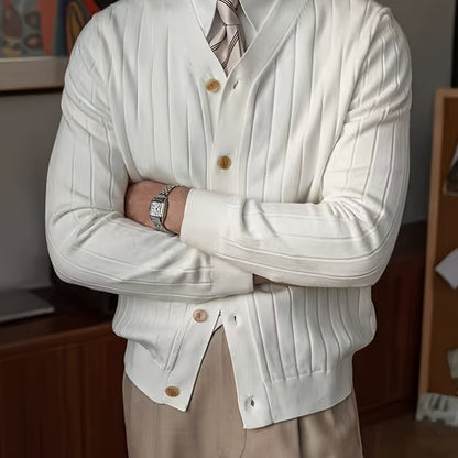 Oliver | Men's Button-Up Knit Cardigan
