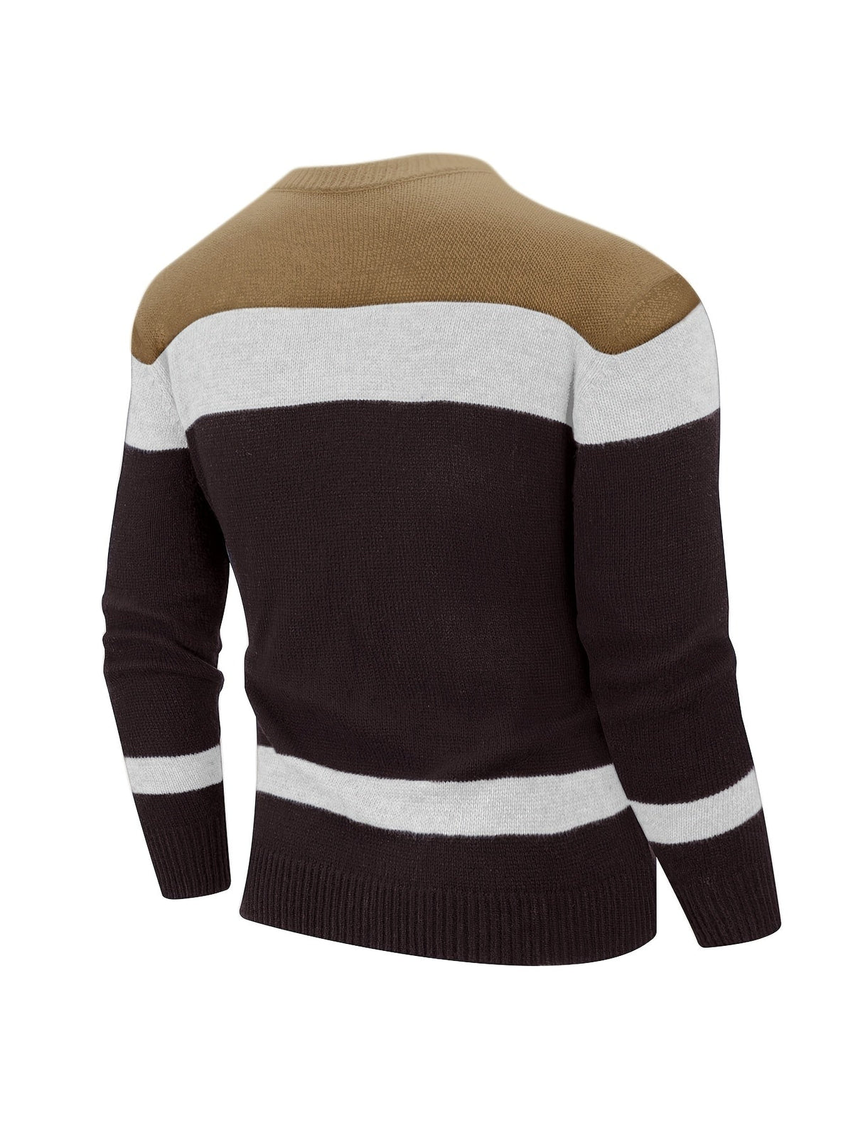 Ethan | Men's Colour Block Knit Jumper