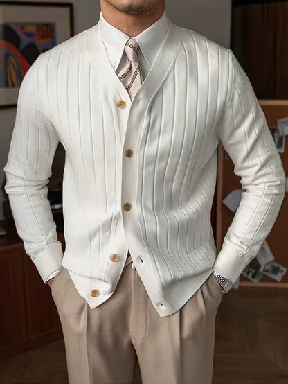 Oliver | Men's Button-Up Knit Cardigan