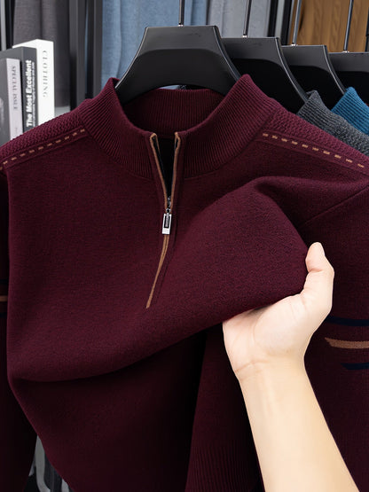 Daniel | Men's Half Zip Knit Jumper