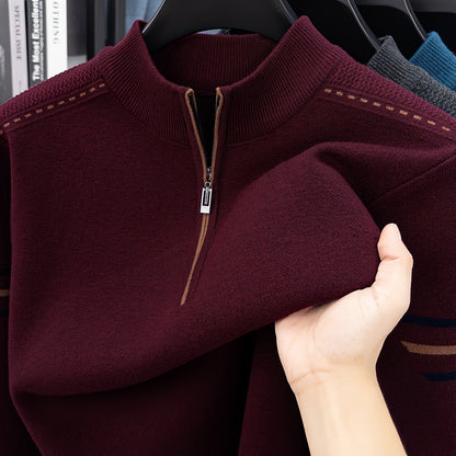 Daniel | Men's Half Zip Knit Jumper