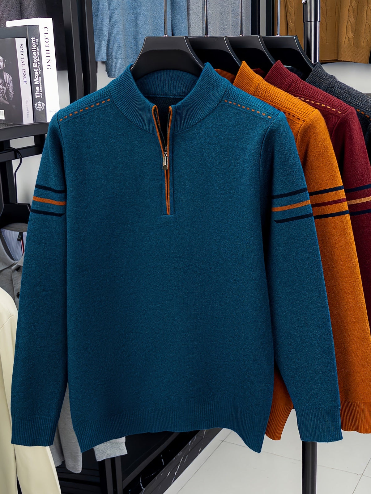 Daniel | Men's Half Zip Knit Jumper