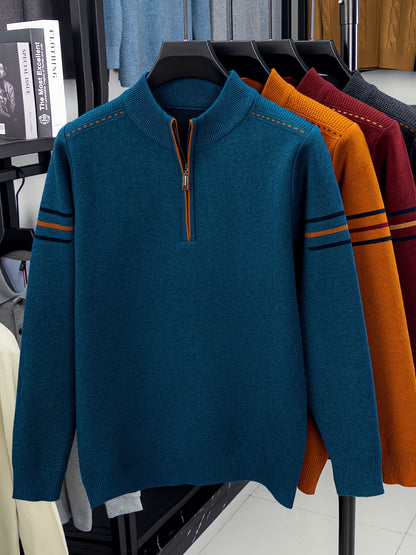 Daniel | Men's Half Zip Knit Jumper
