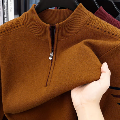 Daniel | Men's Half Zip Knit Jumper