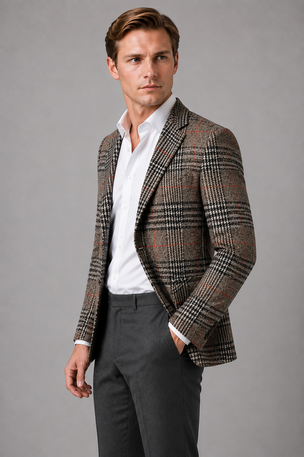 Maximilian | Men's Tailored Tweed Blazer