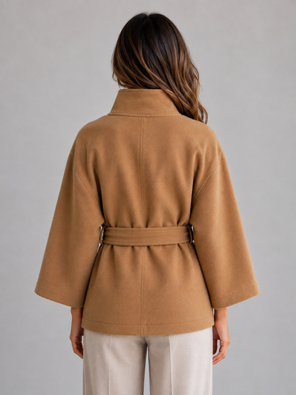 Edwina | Women's Belted Cape Jacket