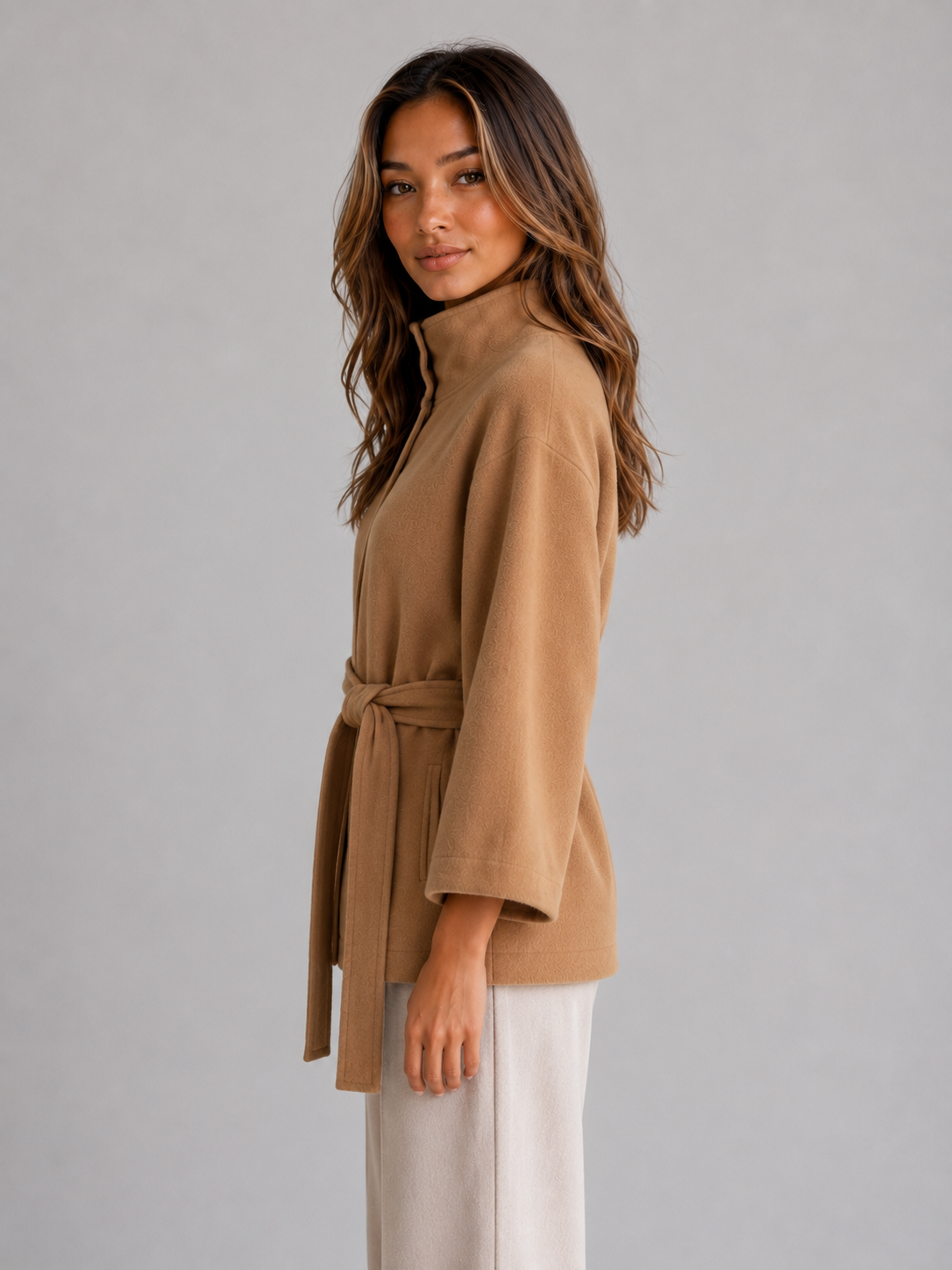 Edwina | Women's Belted Cape Jacket