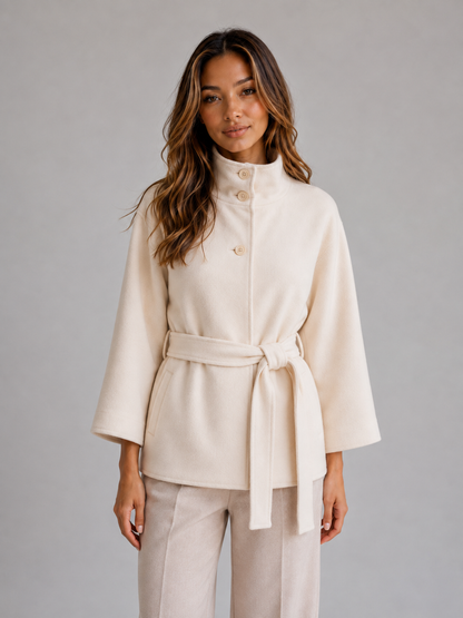 Edwina | Women's Belted Cape Jacket