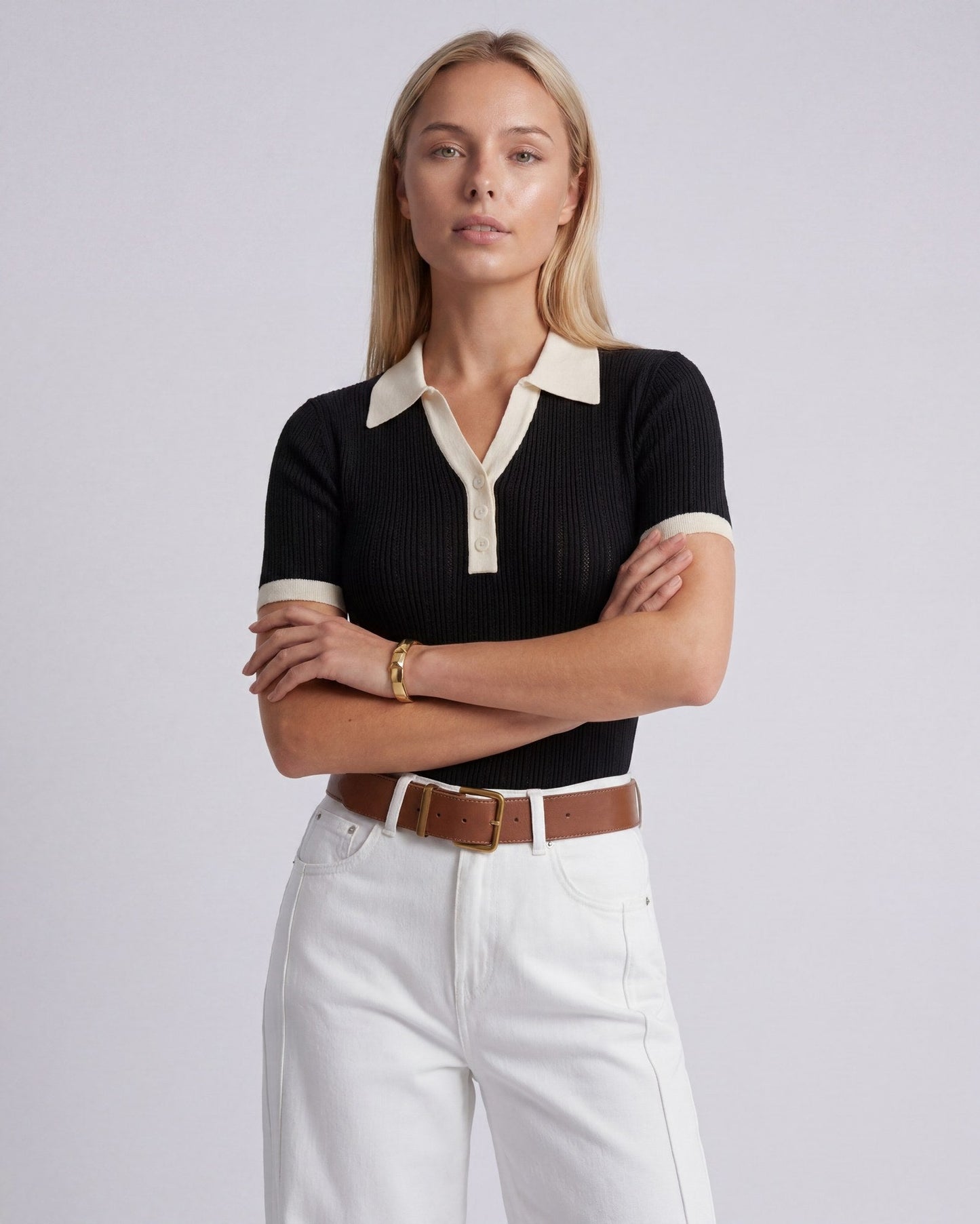 Olivia | Women's Classic Collar Polo Shirt