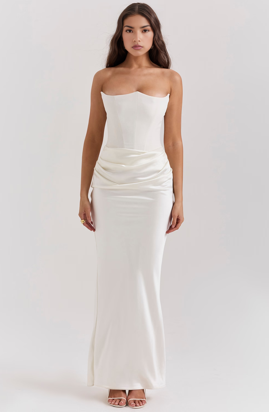 Women’s Maxi Dress | Strapless Corset Fit | Elegant Evening Style
