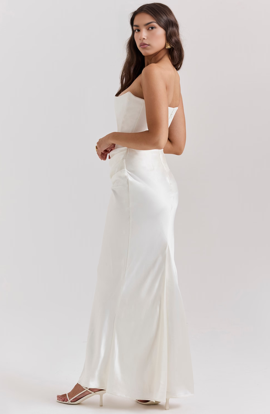 Women’s Maxi Dress | Strapless Corset Fit | Elegant Evening Style