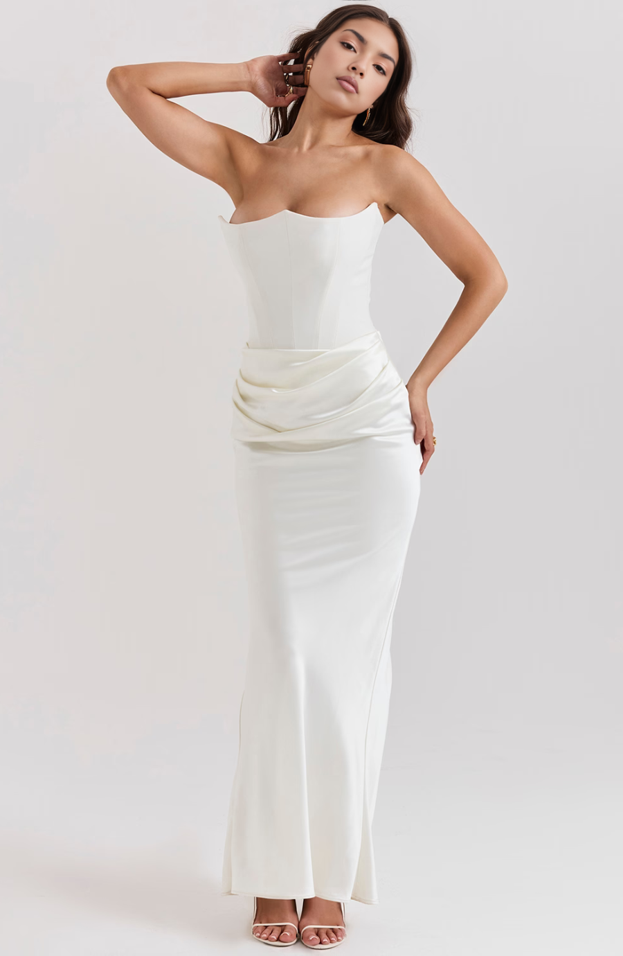 Women’s Maxi Dress | Strapless Corset Fit | Elegant Evening Style