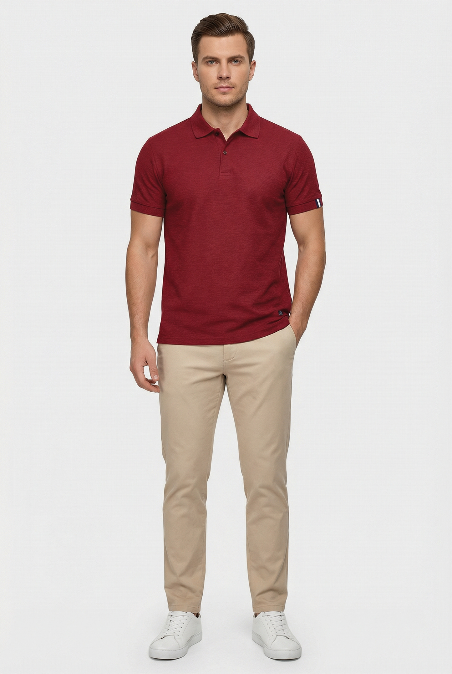 Spencer | Men's Slim Fit Cotton Polo