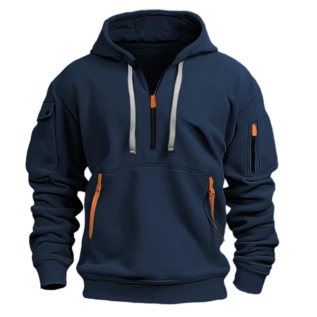 Samuel | Men's Zip Pocket Hoodie