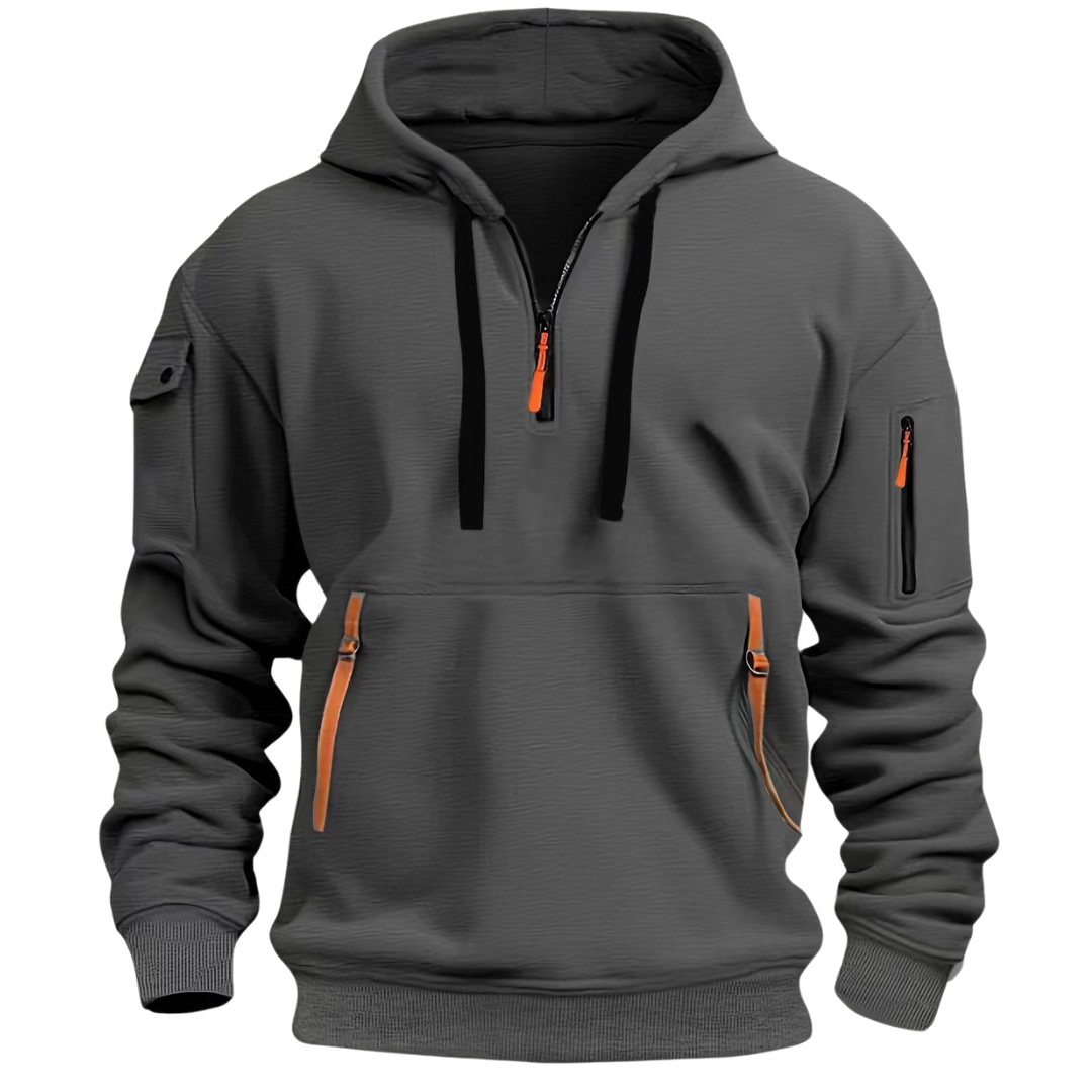 Samuel | Men's Zip Pocket Hoodie