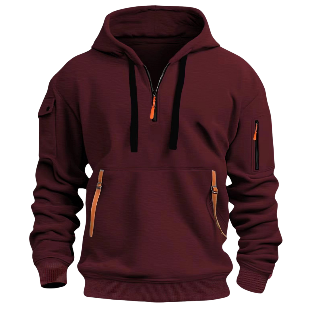 Samuel | Men's Zip Pocket Hoodie