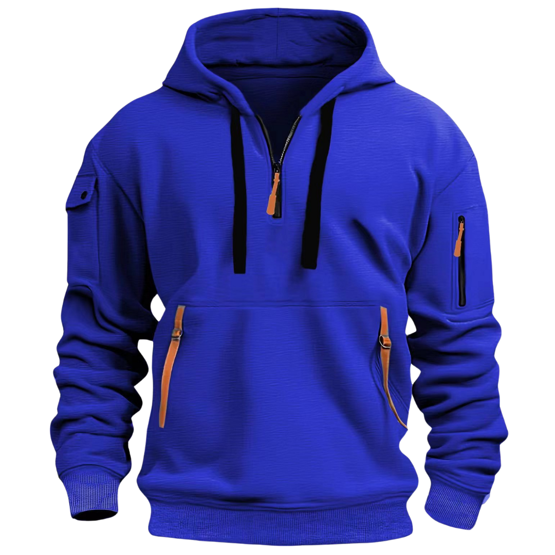 Samuel | Men's Zip Pocket Hoodie