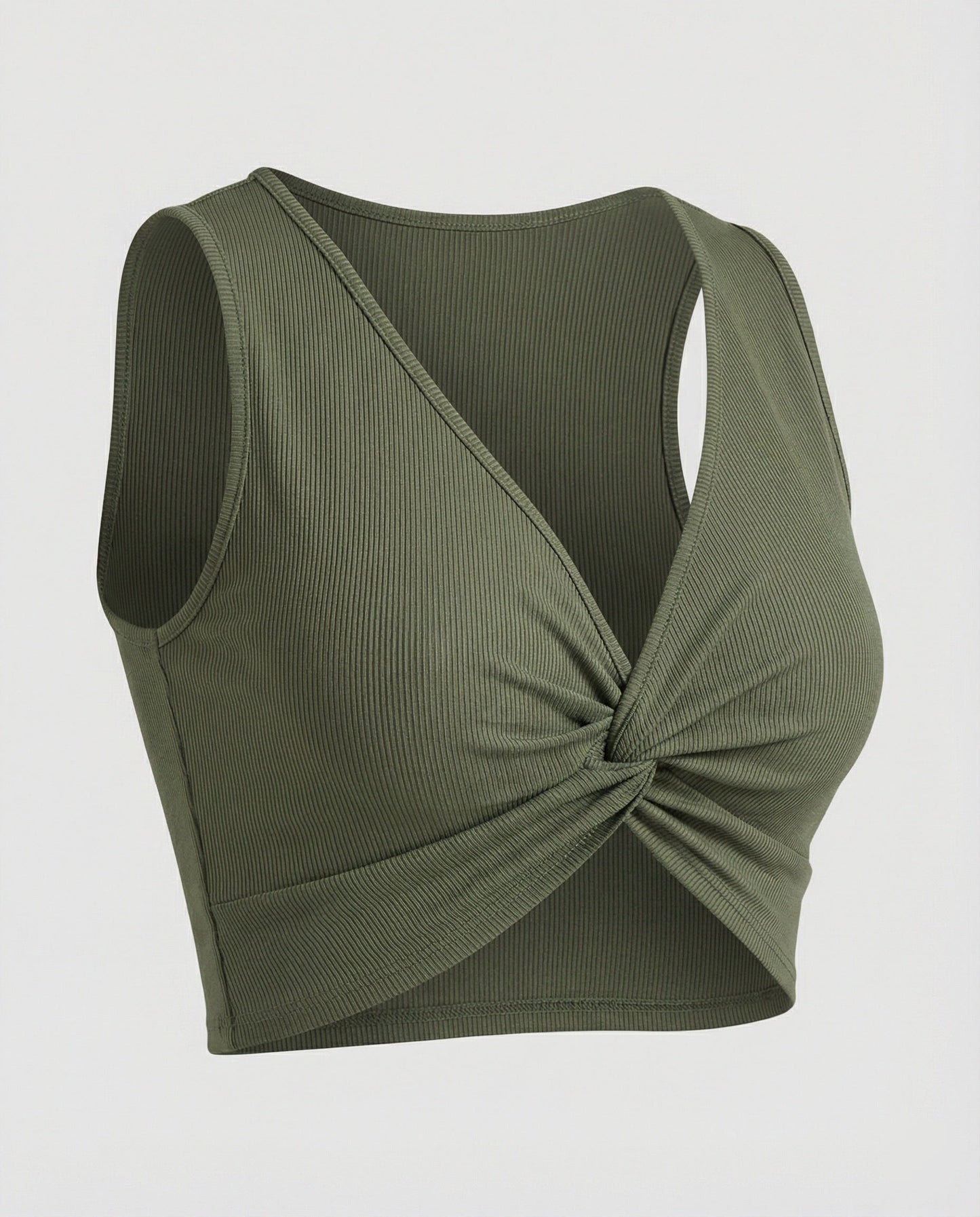 Jade | Twist Front Crop Top
