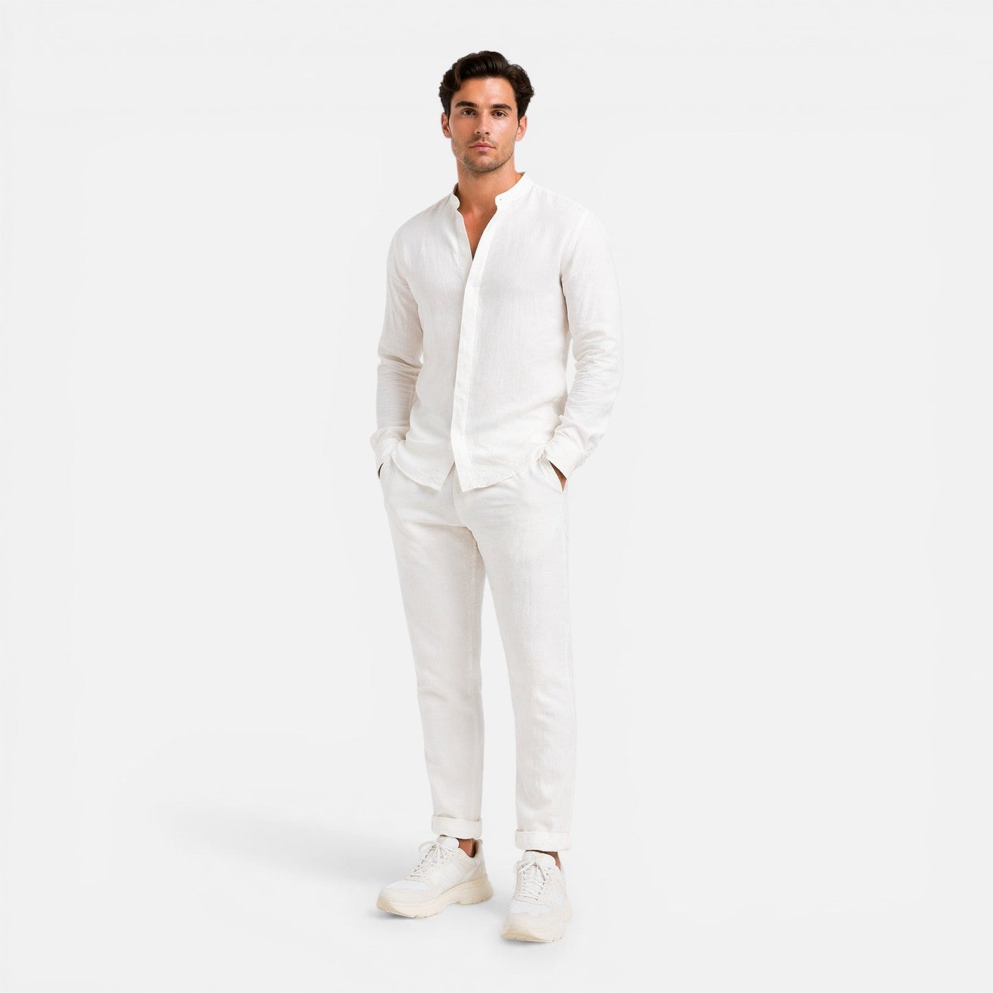 Barnaby | Men's Linen Shirt and Trouser Set