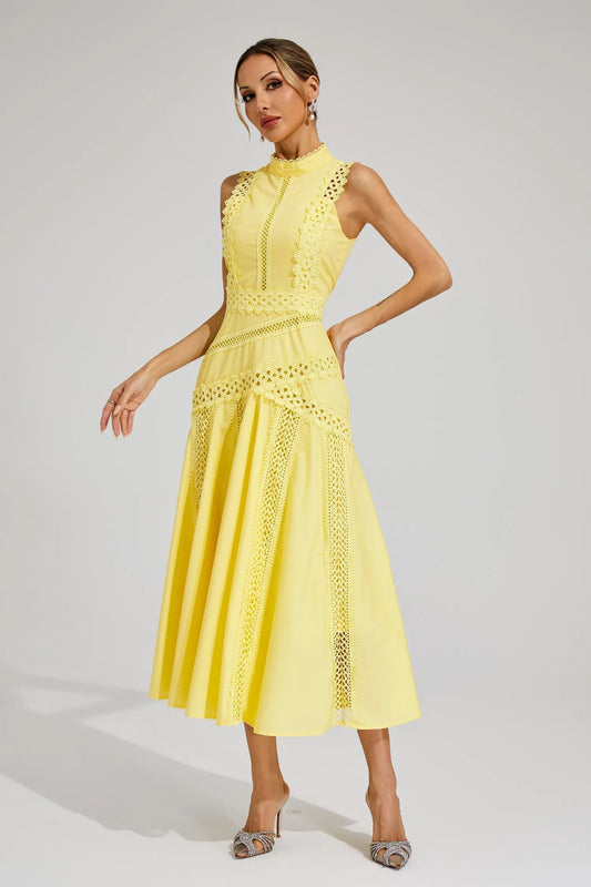 Women’s Lace Dress | Elegant Sleeveless Design | Timeless Evening Style