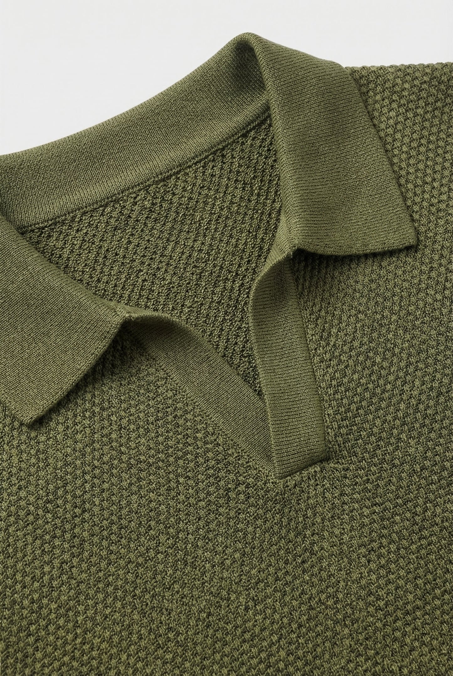 Curtis | Men's Short Sleeve Textured Polo