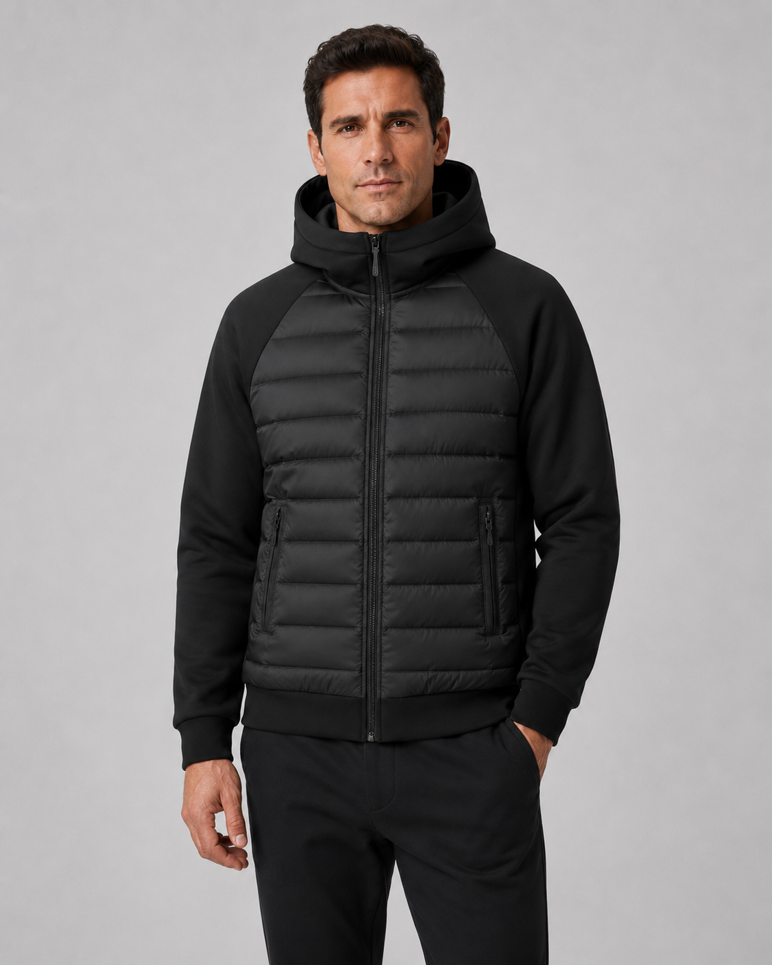 Corwin | Men's Hybrid Hooded Jacket