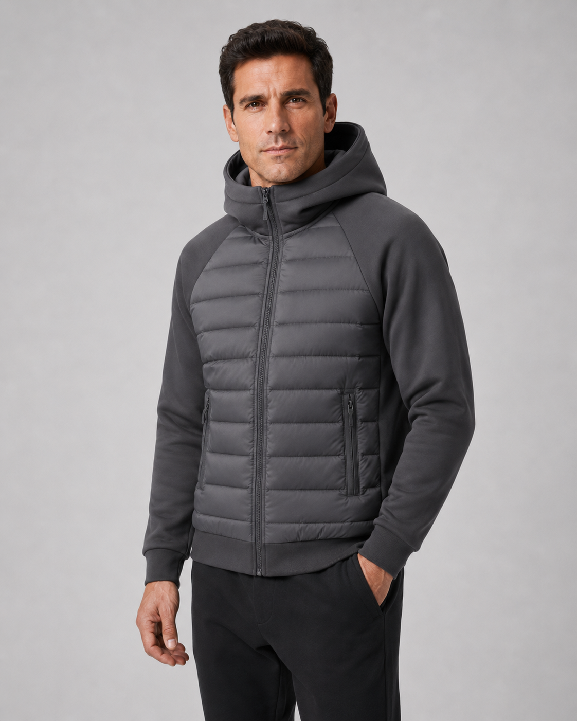 Corwin | Men's Hybrid Hooded Jacket