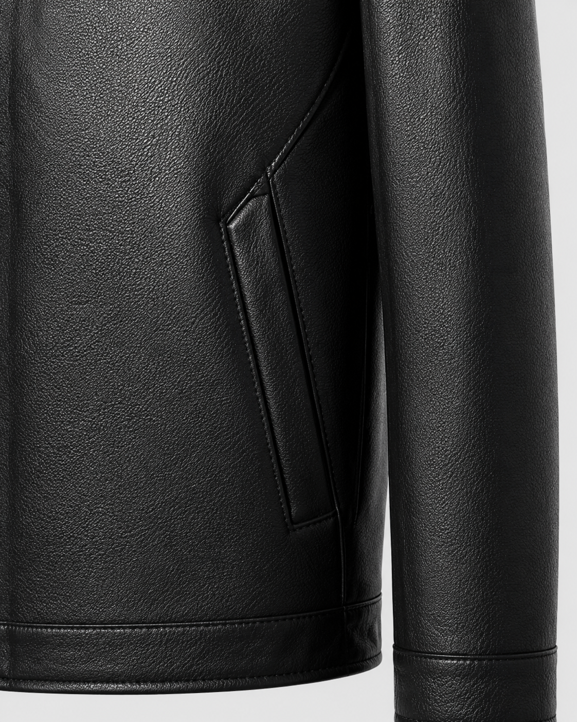 Grady | Men's PU Leather Zip Jacket
