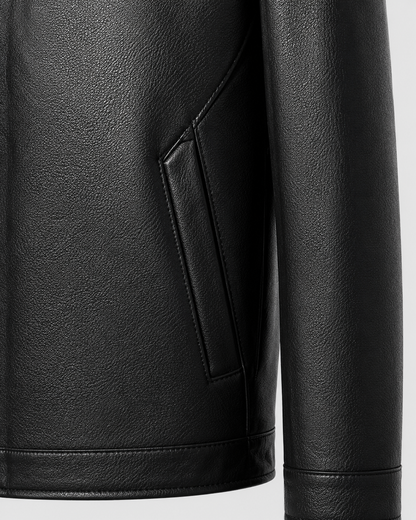 Grady | Men's PU Leather Zip Jacket