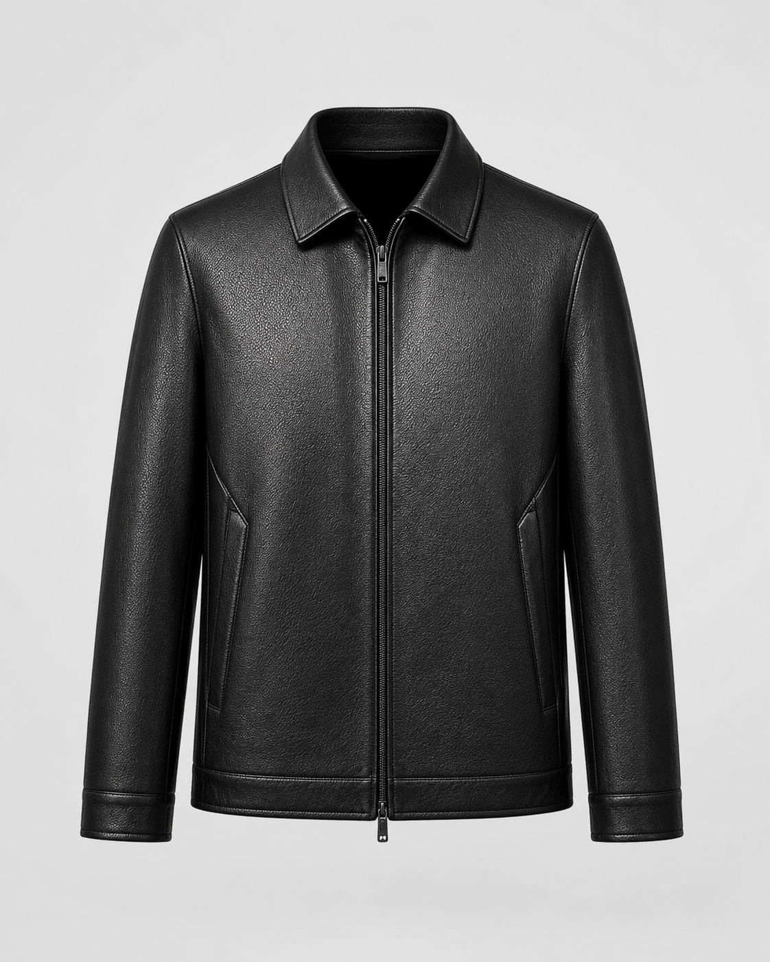 Grady | Men's PU Leather Zip Jacket