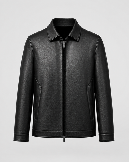 Grady | Men's PU Leather Zip Jacket