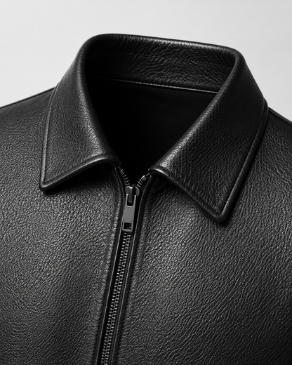 Grady | Men's PU Leather Zip Jacket
