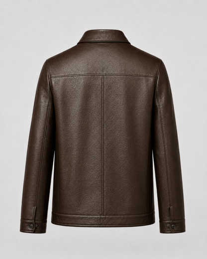 Grady | Men's PU Leather Zip Jacket