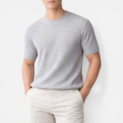 Roan | Men's Ribbed Knit T-Shirt