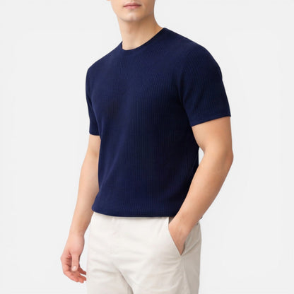 Roan | Men's Ribbed Knit T-Shirt