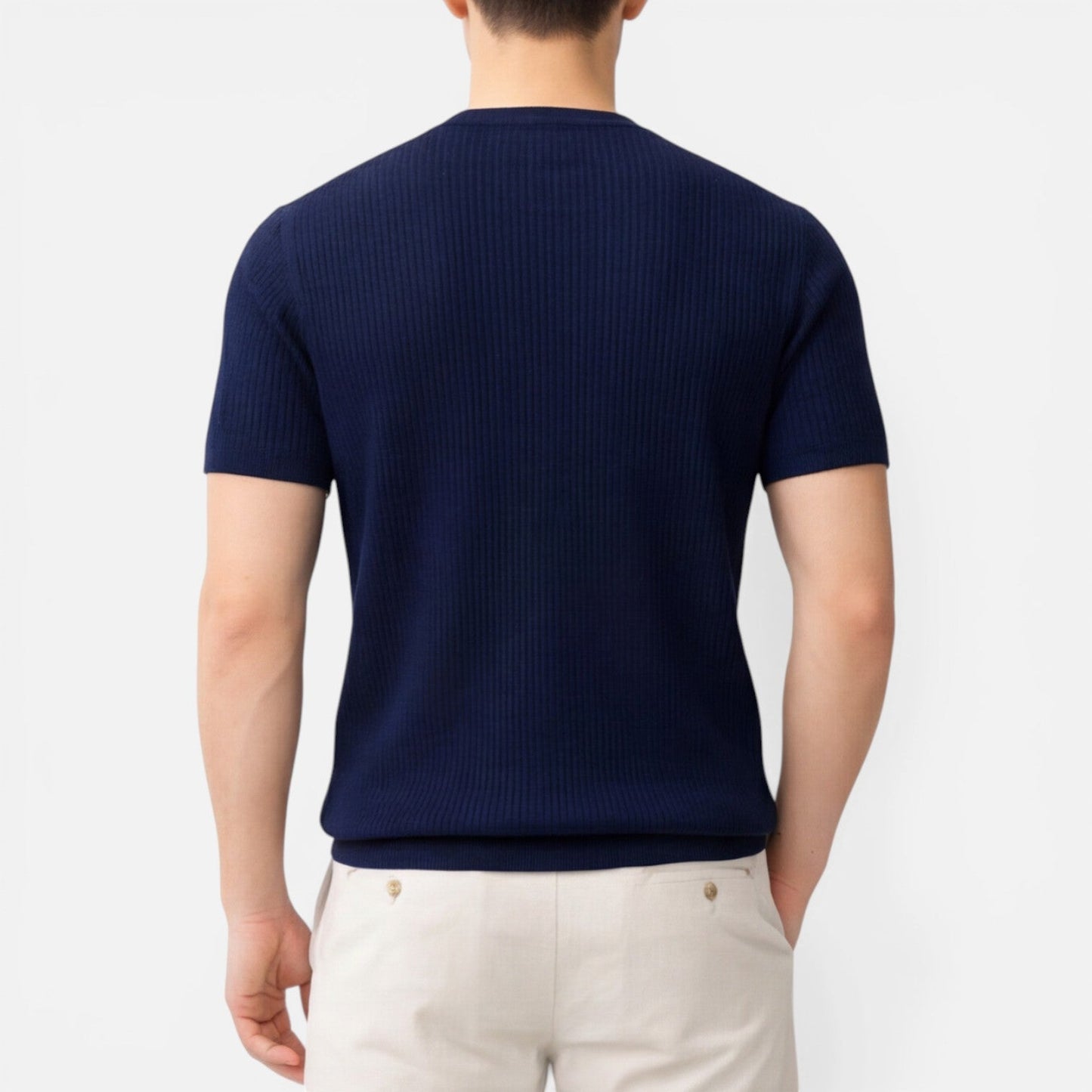 Roan | Men's Ribbed Knit T-Shirt