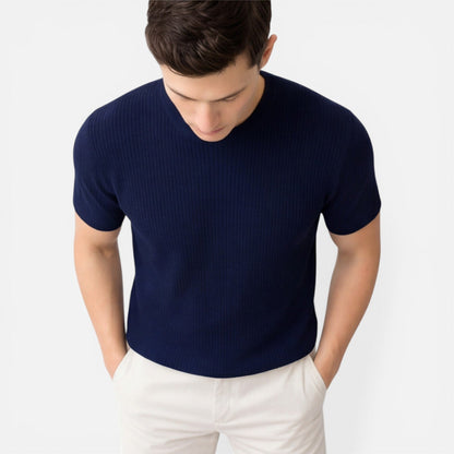 Roan | Men's Ribbed Knit T-Shirt