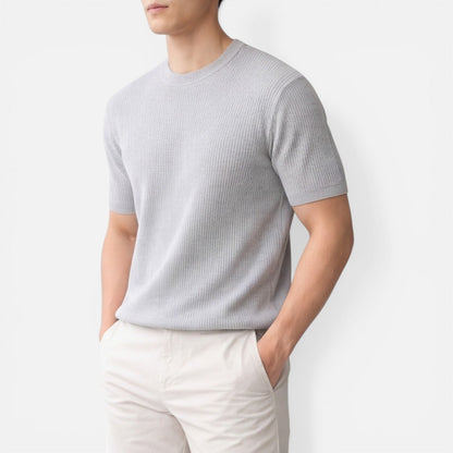 Roan | Men's Ribbed Knit T-Shirt