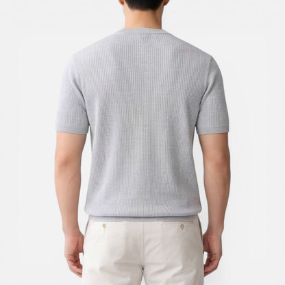 Roan | Men's Ribbed Knit T-Shirt