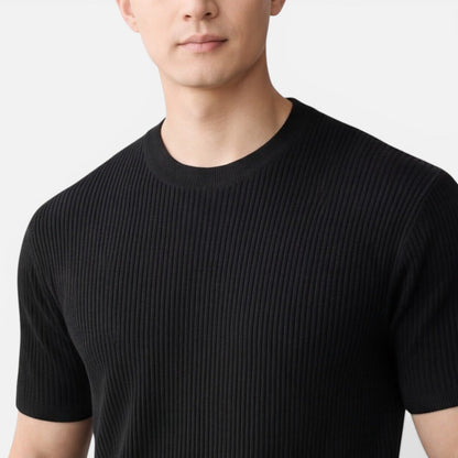 Roan | Men's Ribbed Knit T-Shirt
