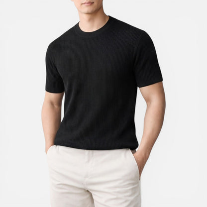 Roan | Men's Ribbed Knit T-Shirt